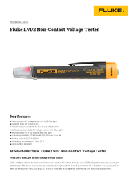 Thumbnail of document Data Sheet - LVD2 Volt Light